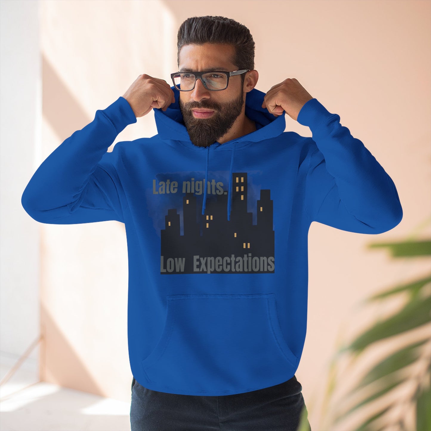 Late Night Vibes Fleece Hoodie