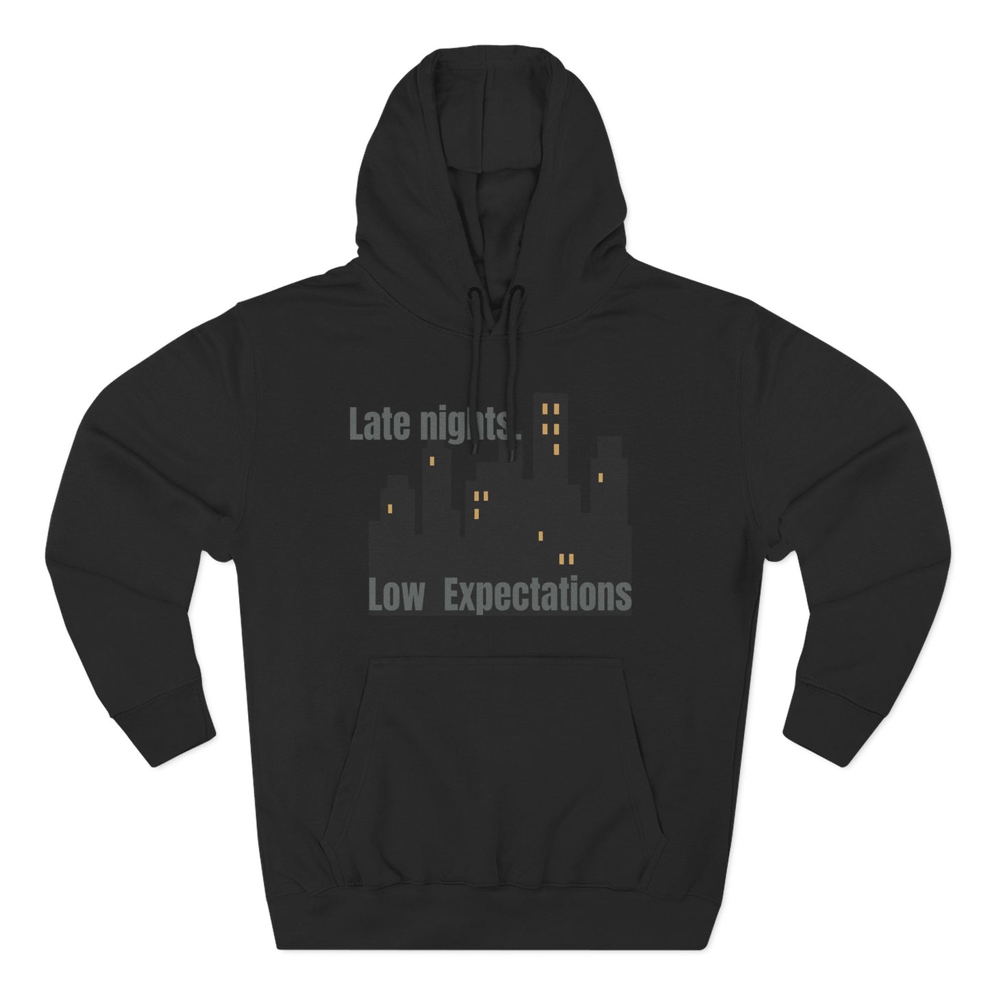 Late Night Vibes Fleece Hoodie