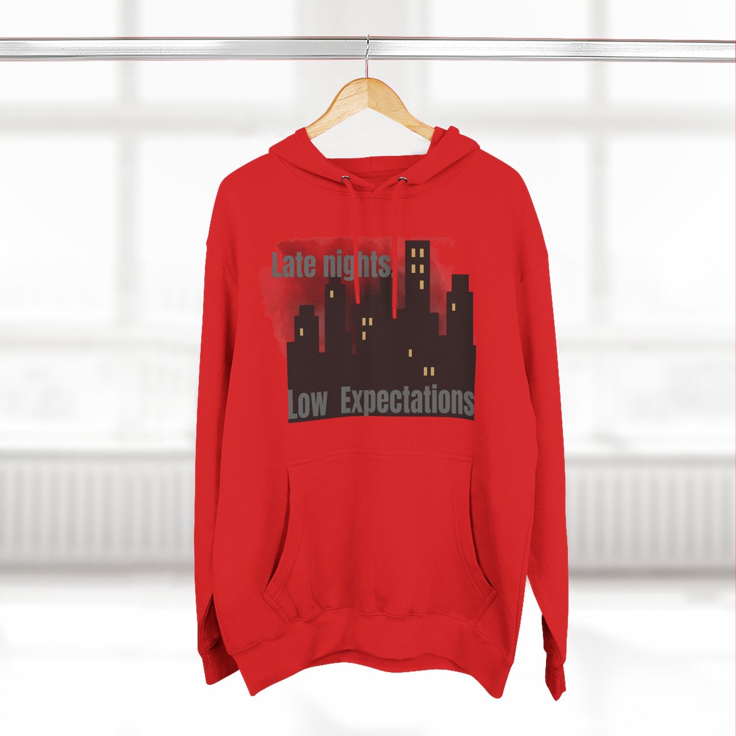 Late Night Vibes Fleece Hoodie