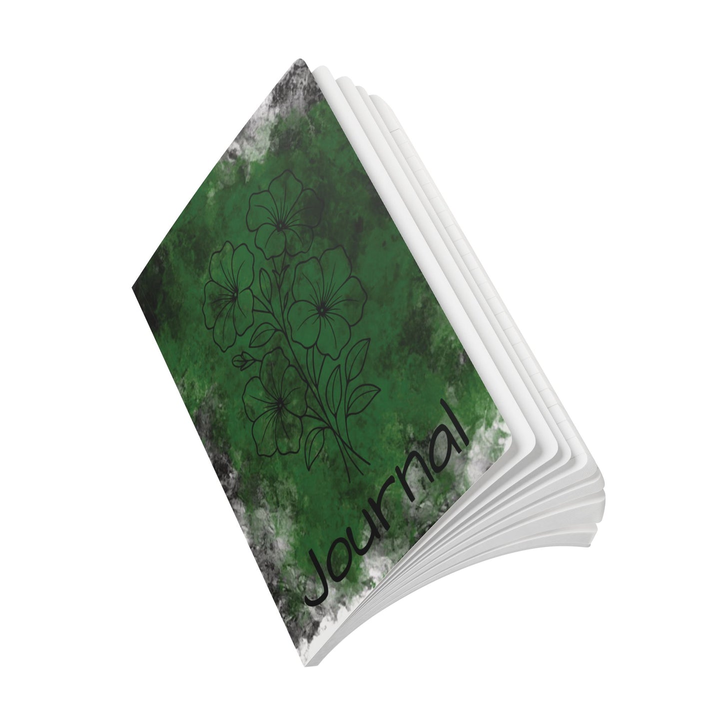 Softcover Journal with Inspirational Quote | Green Petunia Design