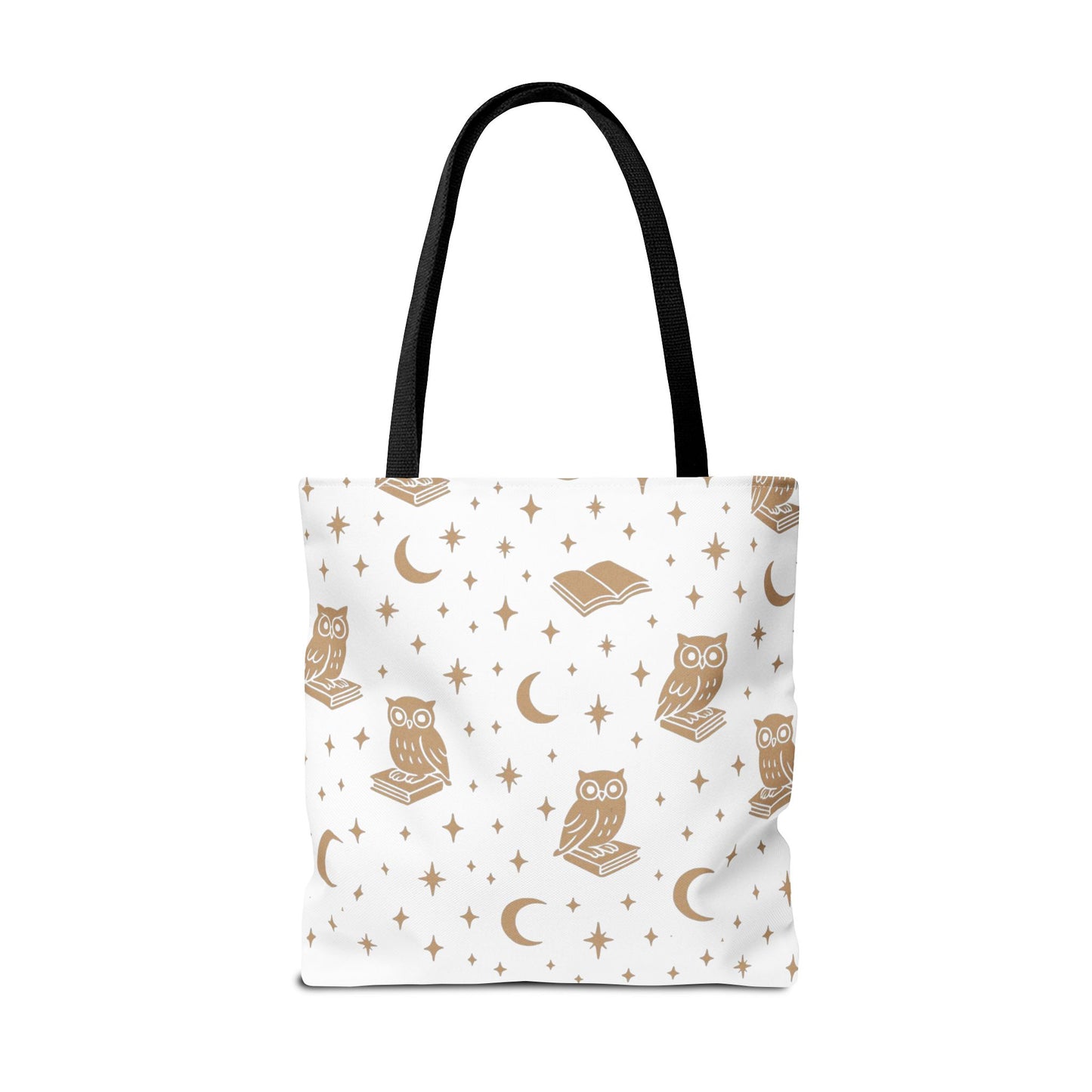 Cozy Is My Lifestyle Owl Print Tote Bag