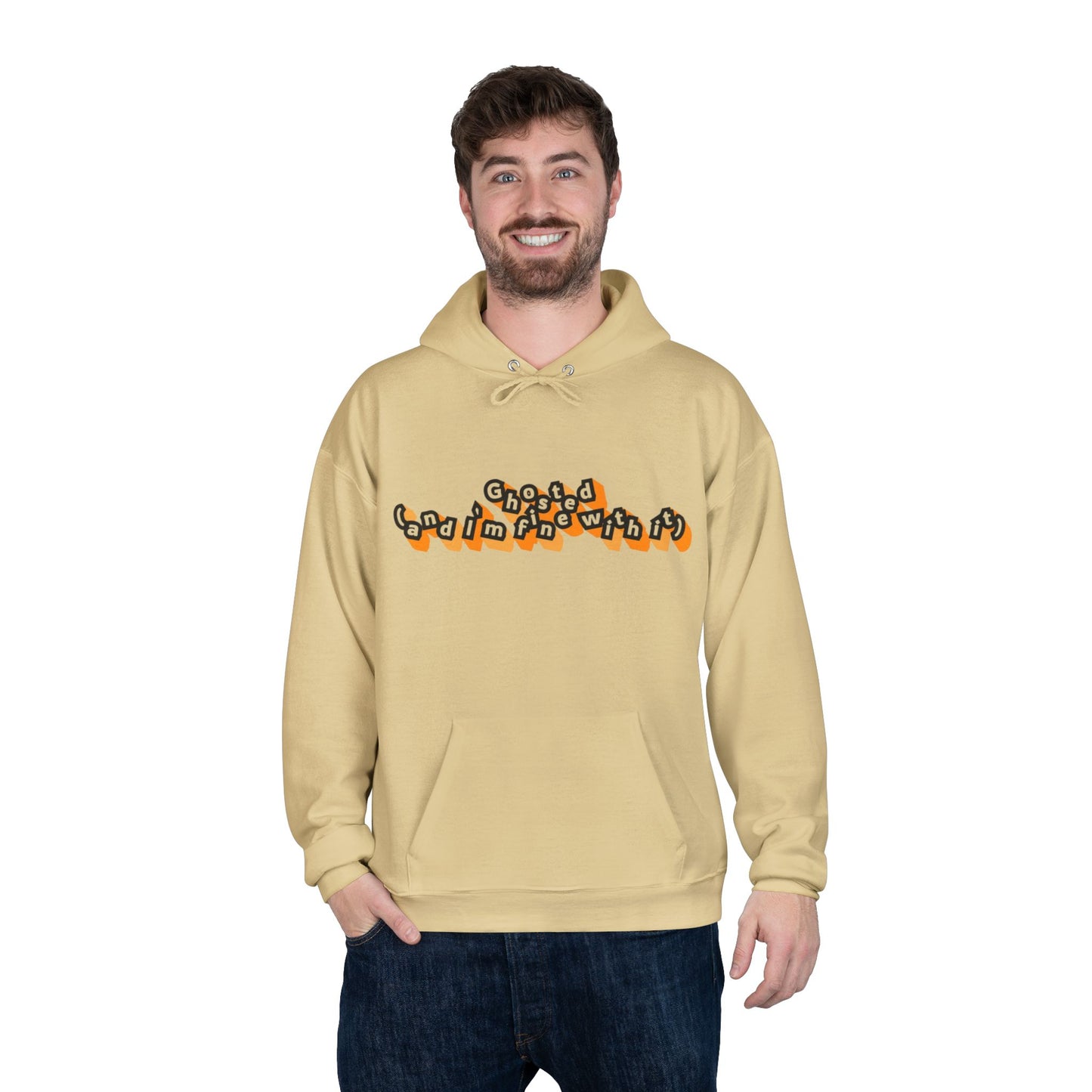 Eco-Friendly Graphic Hoodie Ghosted and I'm Fine With It