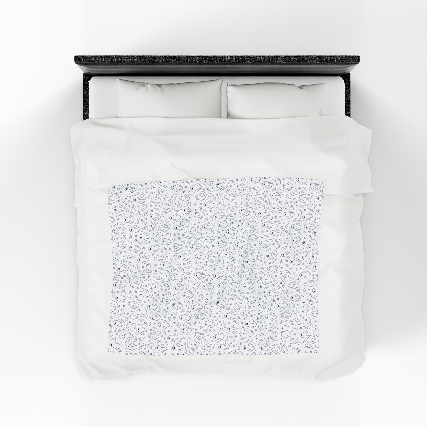 Cozy Ghost Velveteen Plush Blanket