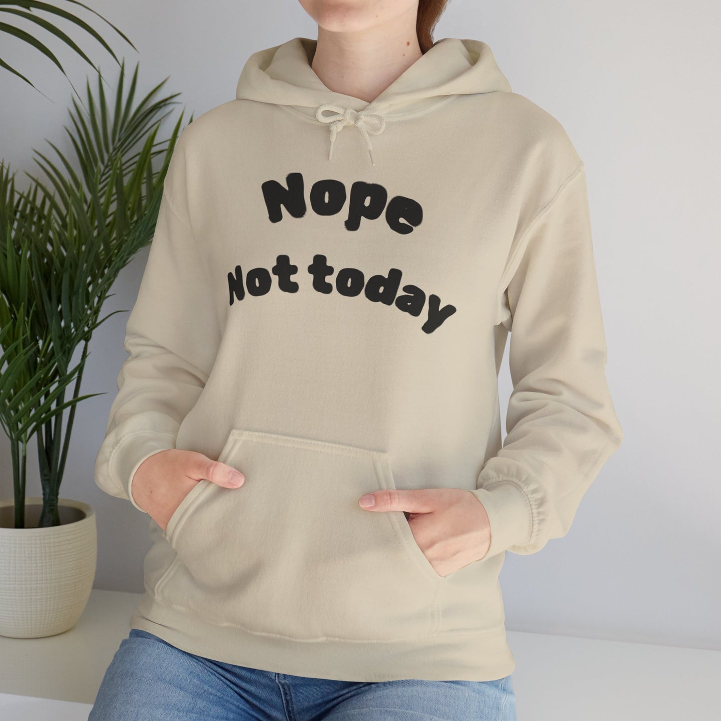 "Nope Not Today" Heavy Blend Hoodie