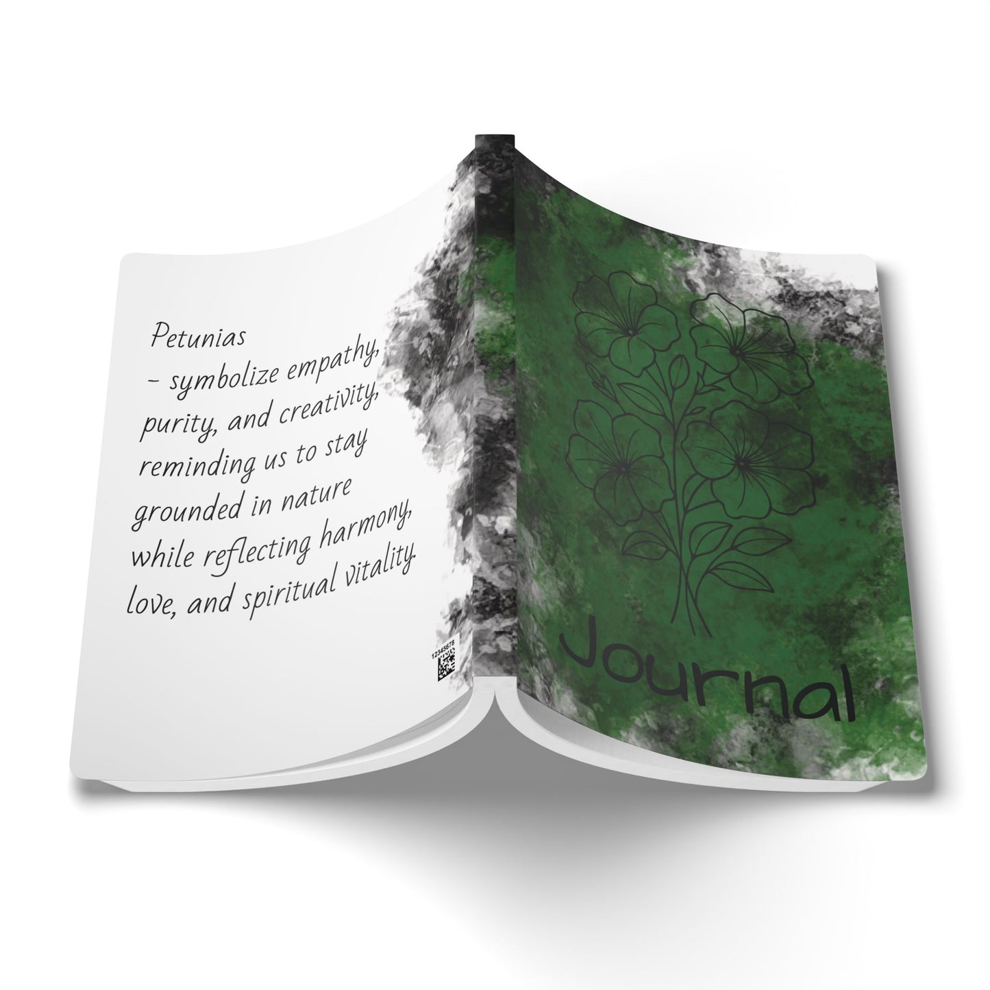 Softcover Journal with Inspirational Quote | Green Petunia Design