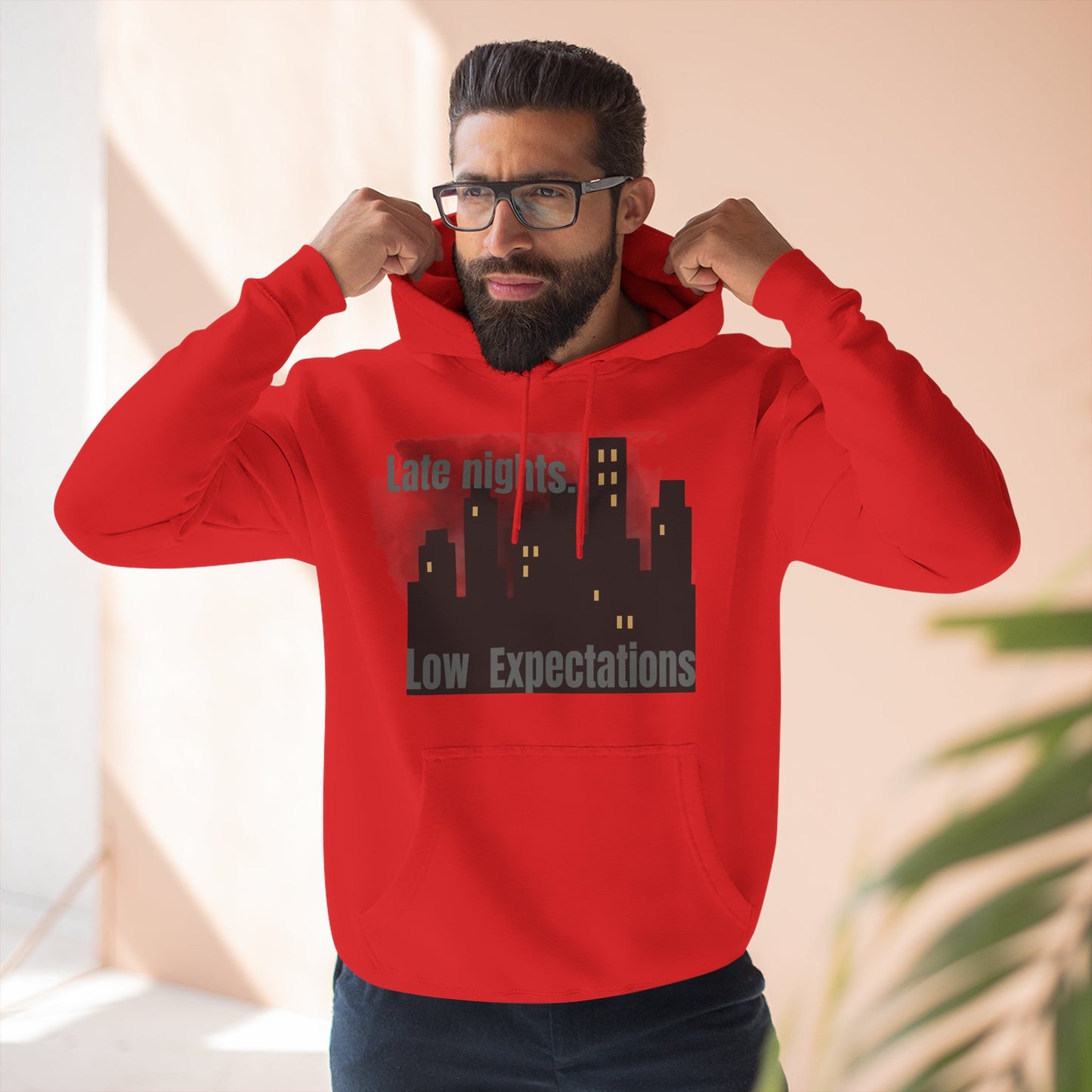 Late Night Vibes Fleece Hoodie