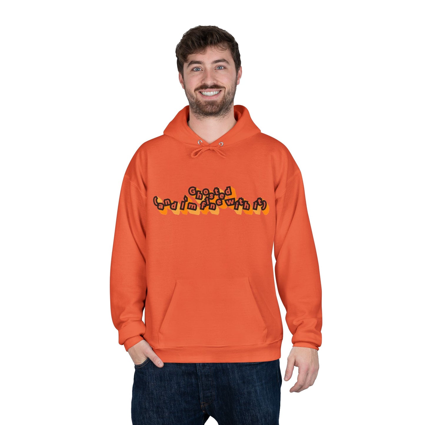 Eco-Friendly Graphic Hoodie Ghosted and I'm Fine With It