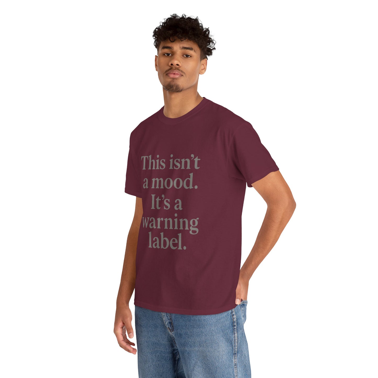 Warning Label Tee - This Isn't a Mood