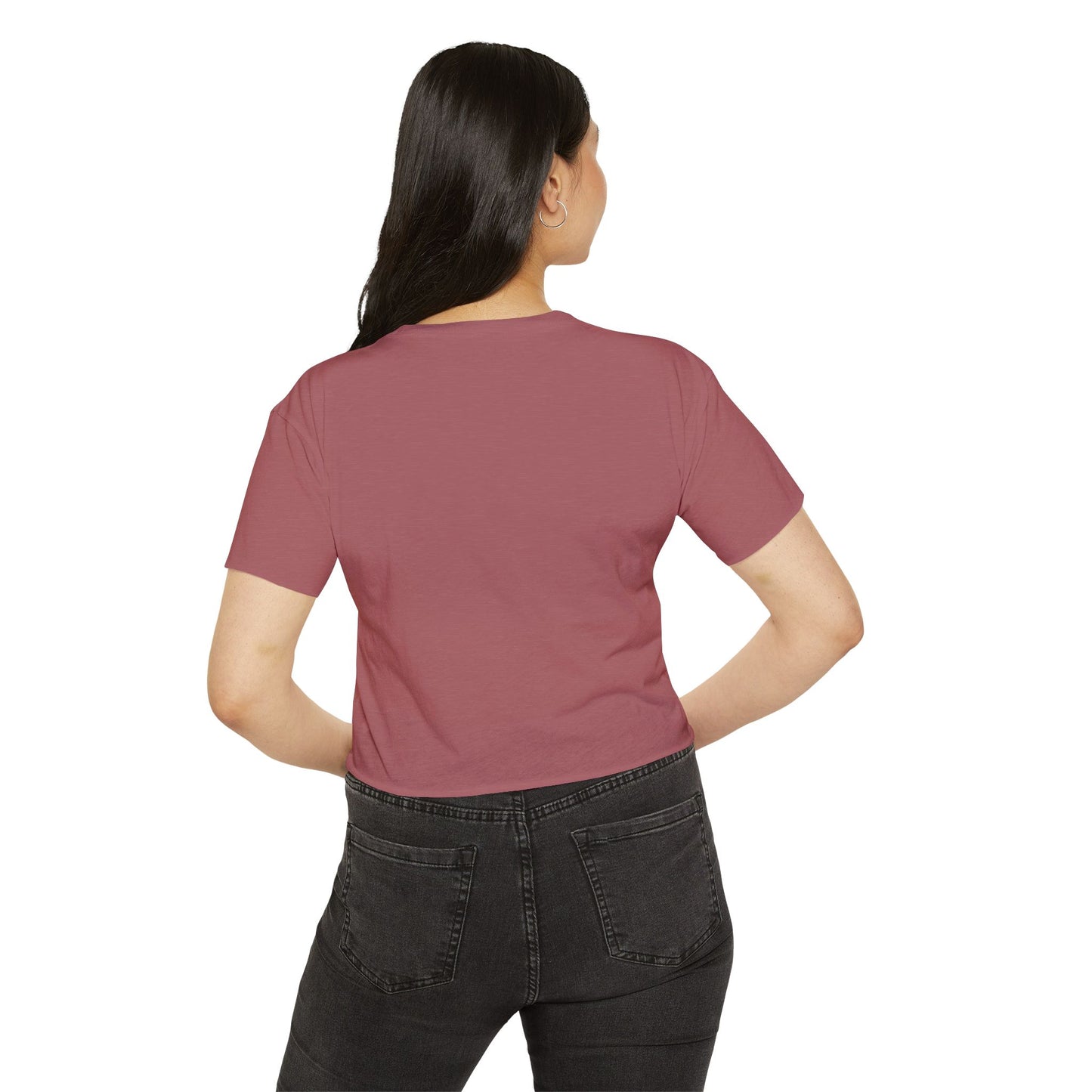 Caffeine and Inner Demons Crop Top -Boho Shirt
