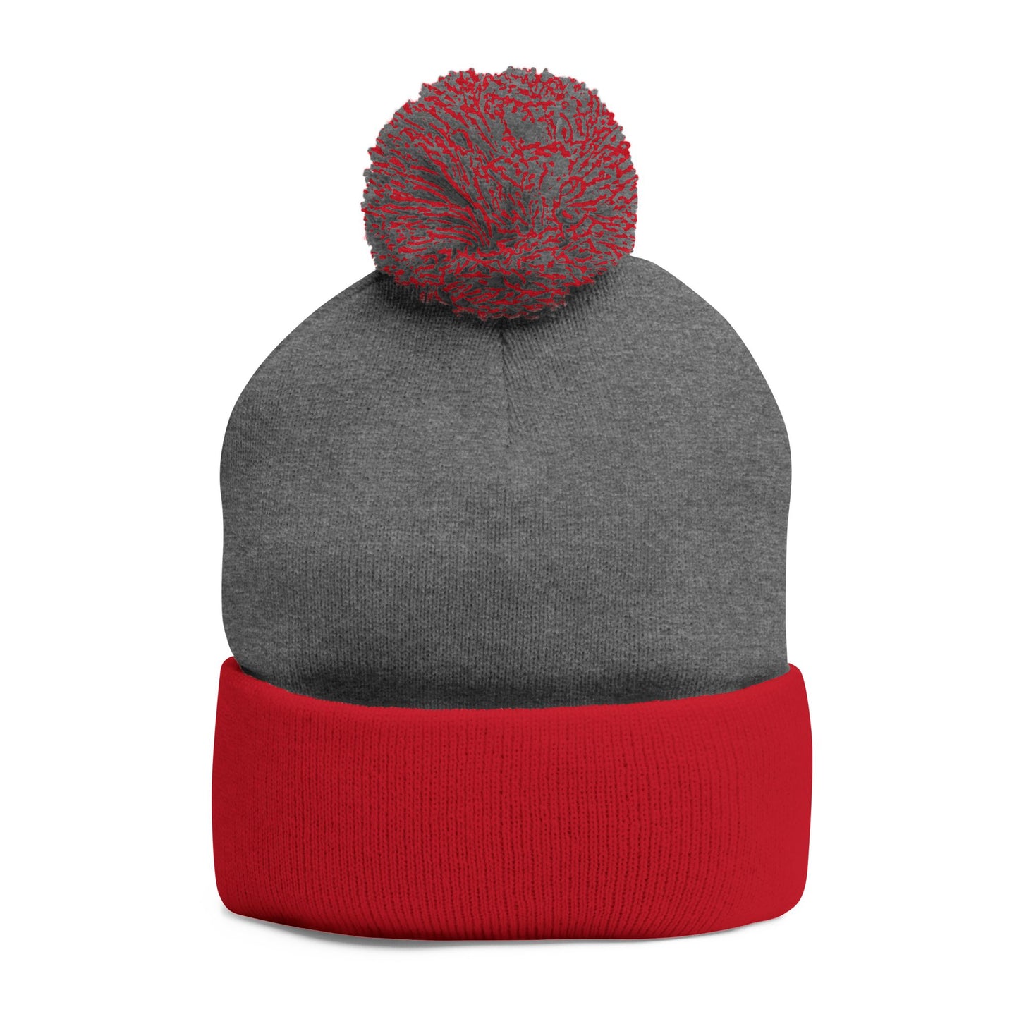 Resting Witch Face Activated Pom-Pom Knit Cap