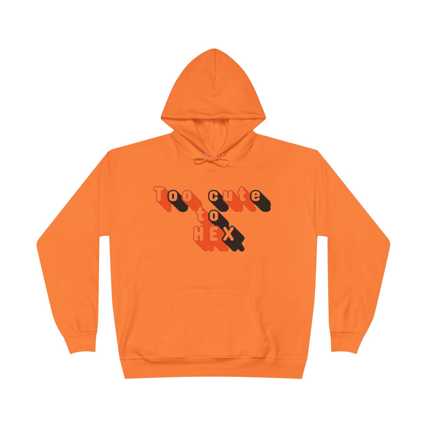Too Cute to Hex Hoodie Eco-Friendly Pullover