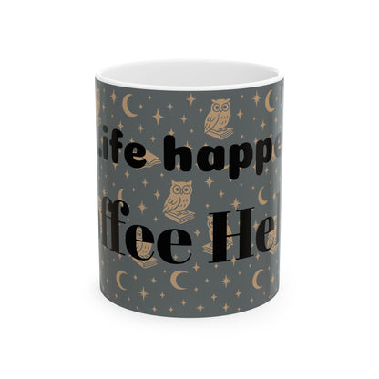 Coffee Mug - Life Happens Coffee Helps