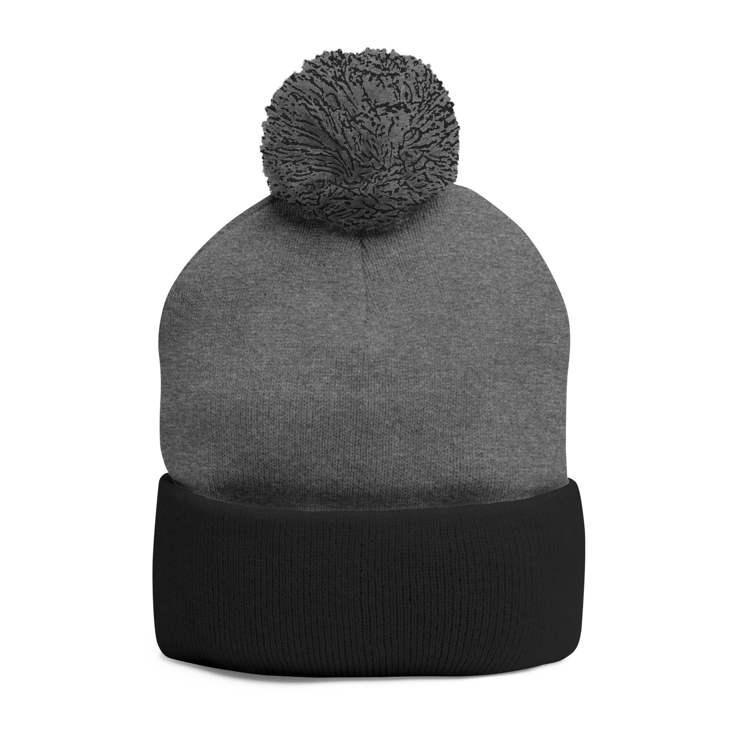 Resting Witch Face Activated Pom-Pom Knit Cap
