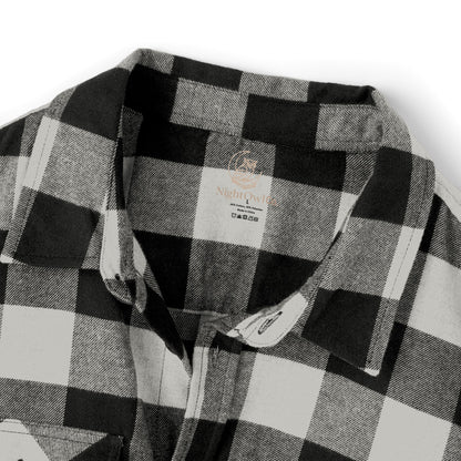 Cozy Flannel Shirt for Autumn Vibes, Flannels Fog and Full Moons