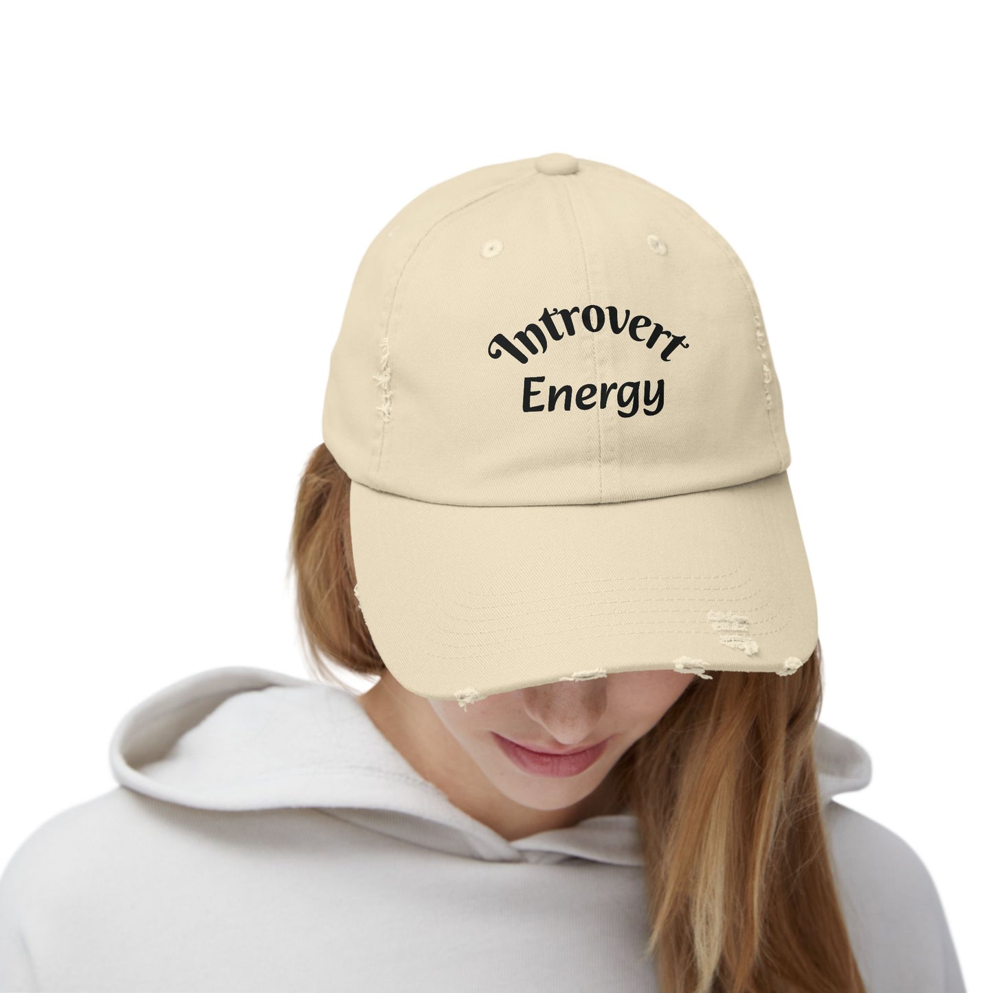 Distressed Cap - Introvert Energy Hat
