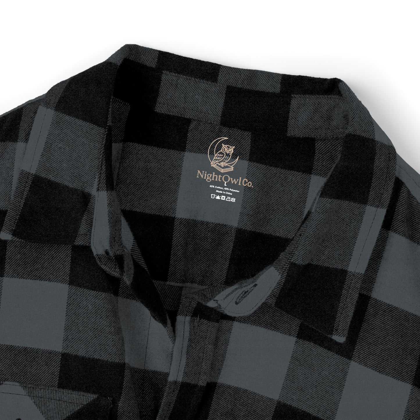 Cozy Flannel Shirt for Autumn Vibes, Flannels Fog and Full Moons