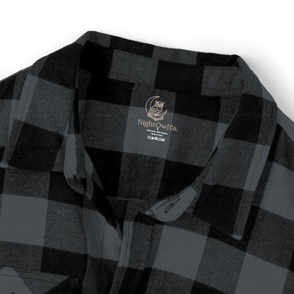 Cozy Flannel Shirt for Autumn Vibes, Flannels Fog and Full Moons