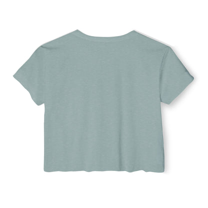 Caffeine and Inner Demons Crop Top -Boho Shirt