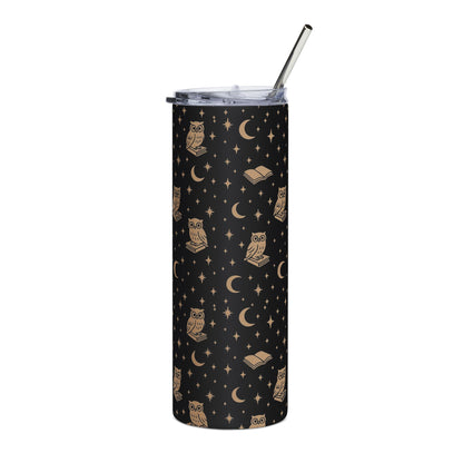 Stars and Moons Owl Tumbler, 20oz