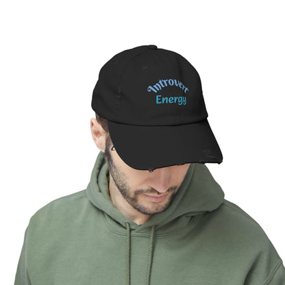 Distressed Cap - Introvert Energy Hat