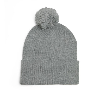 Resting Witch Face Activated Pom-Pom Knit Cap