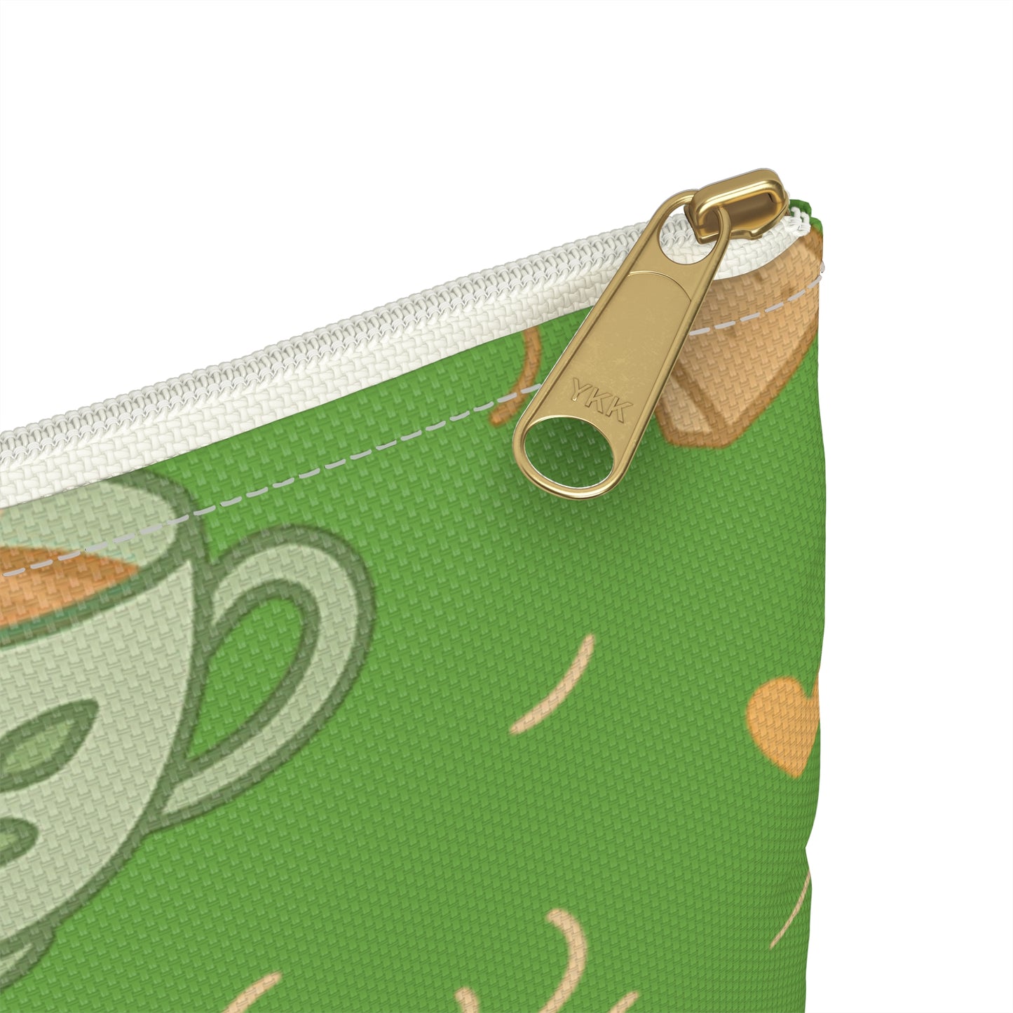 Cute Tea Lover's Accessory Pouch, Eco-Friendly