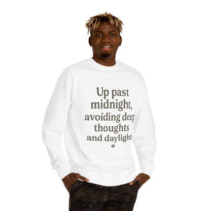 Midnight Thoughts Crew Neck Sweatshirt