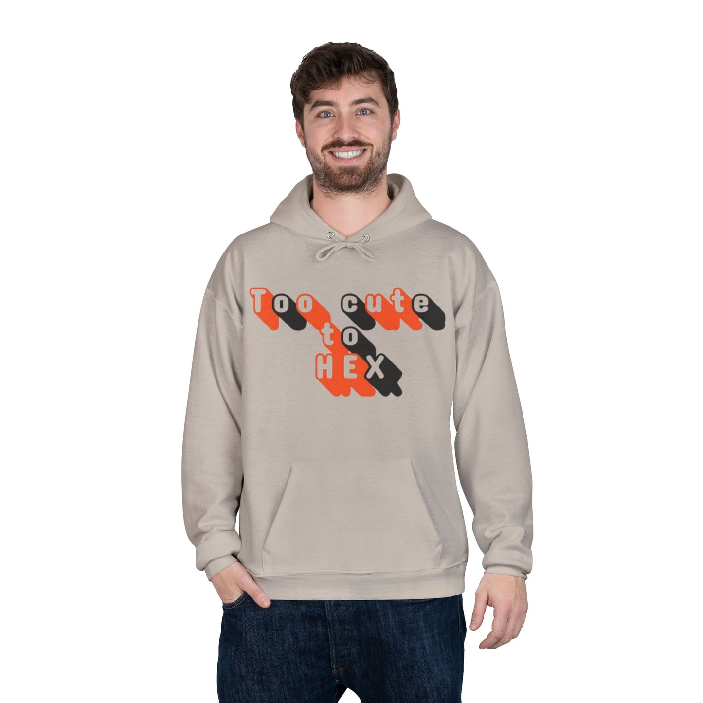 Too Cute to Hex Hoodie Eco-Friendly Pullover