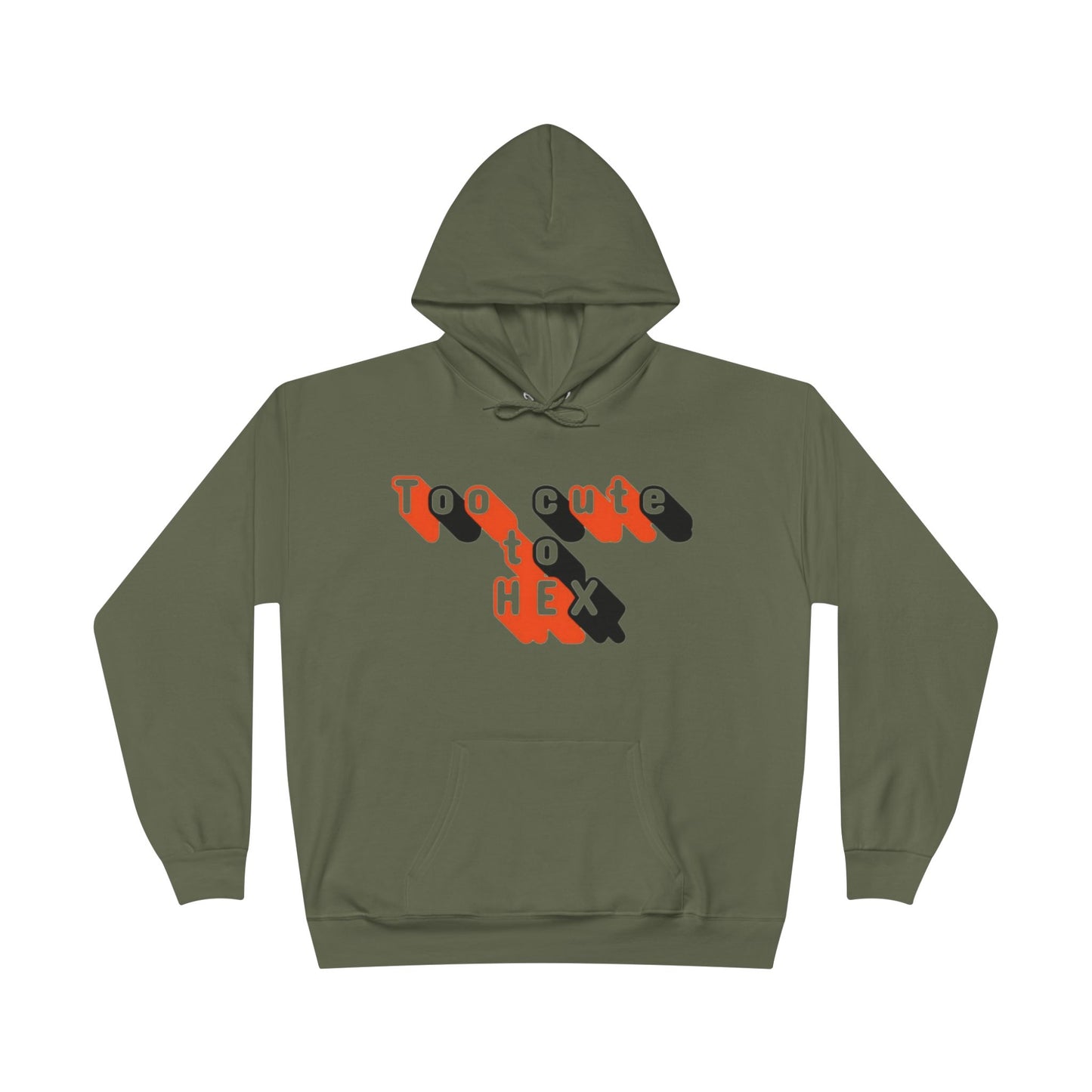 Too Cute to Hex Hoodie Eco-Friendly Pullover