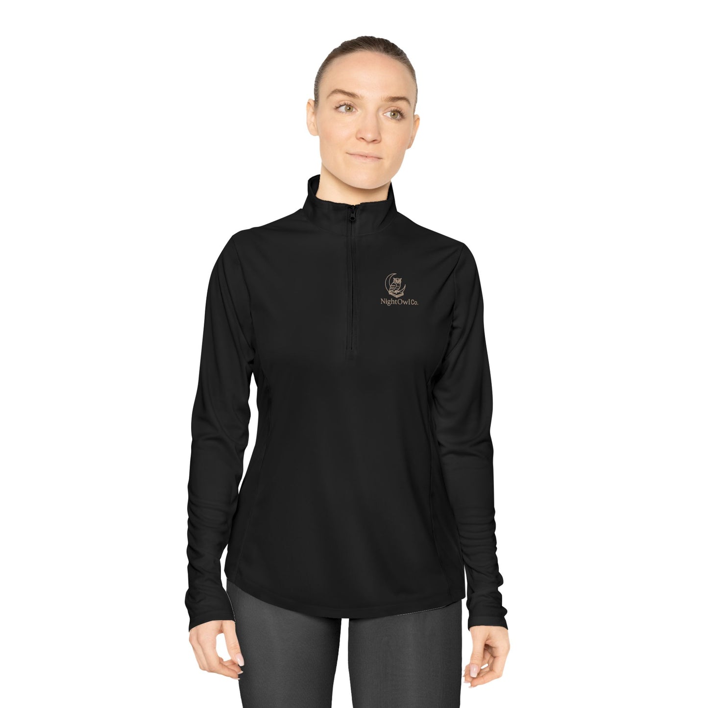 Chic Ladies Quarter-Zip Pullover - Cozy Layering Piece for Outdoor Adventures, Casual Wear, Gifts, Sports Enthusiasts, and Fall Fashion