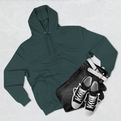 Floral Inspirational Hoodie, Cozy Fleece Pullover