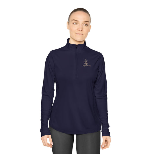 Chic Ladies Quarter-Zip Pullover - Cozy Layering Piece for Outdoor Adventures, Casual Wear, Gifts, Sports Enthusiasts, and Fall Fashion
