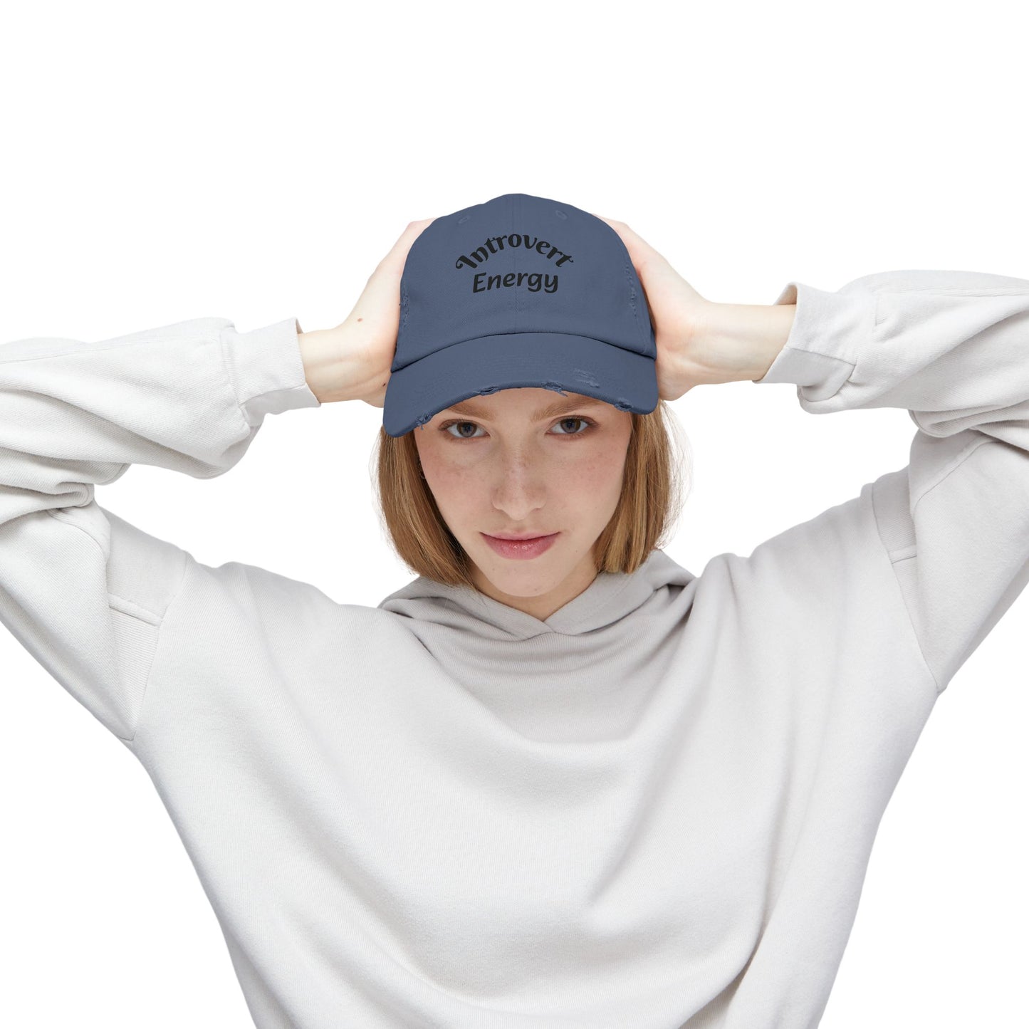 Distressed Cap - Introvert Energy Hat