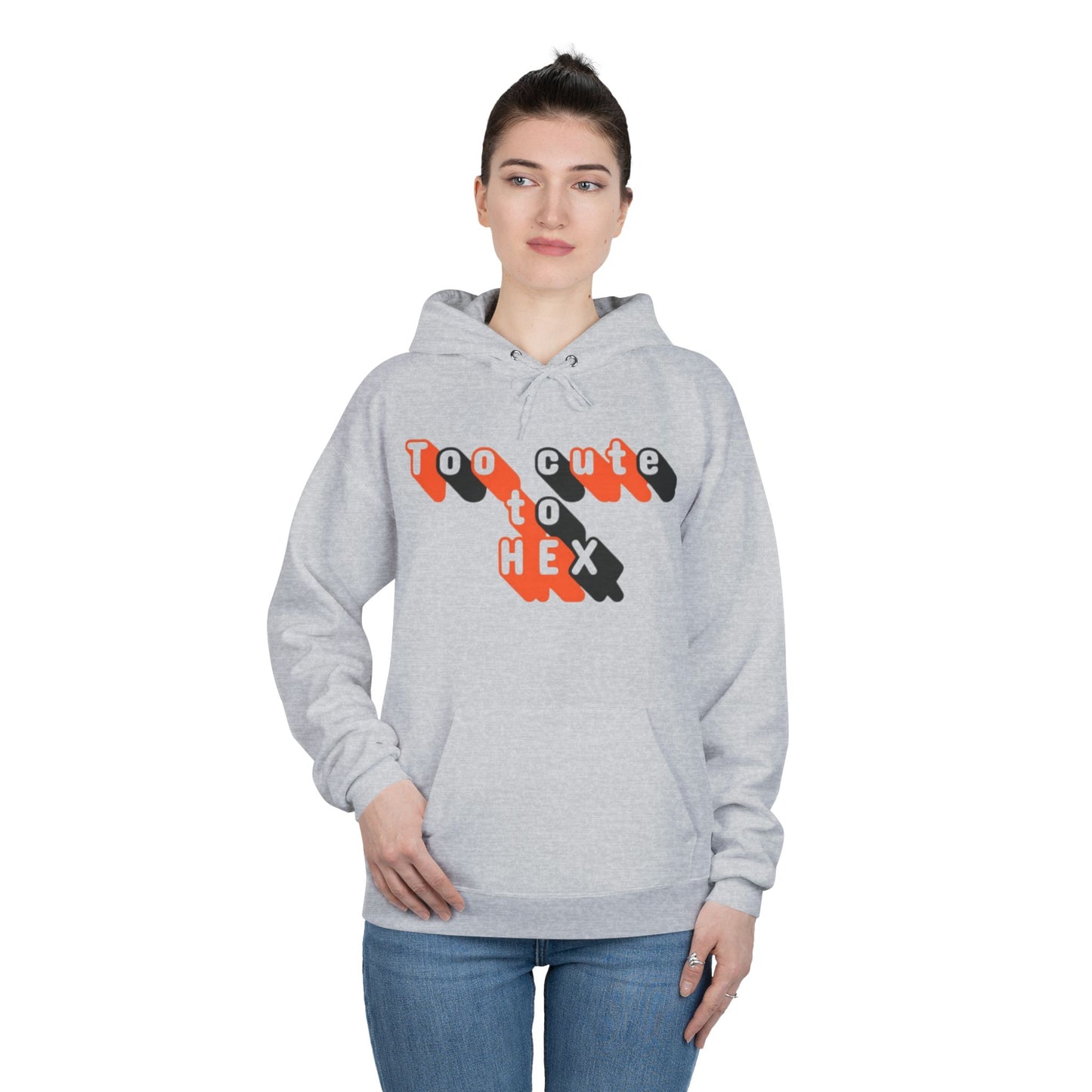 Too Cute to Hex Hoodie Eco-Friendly Pullover