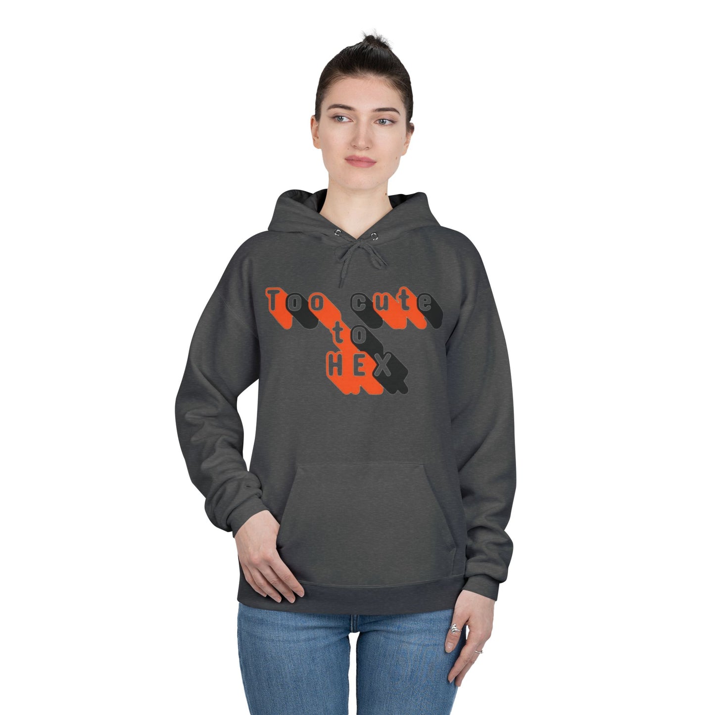 Too Cute to Hex Hoodie Eco-Friendly Pullover
