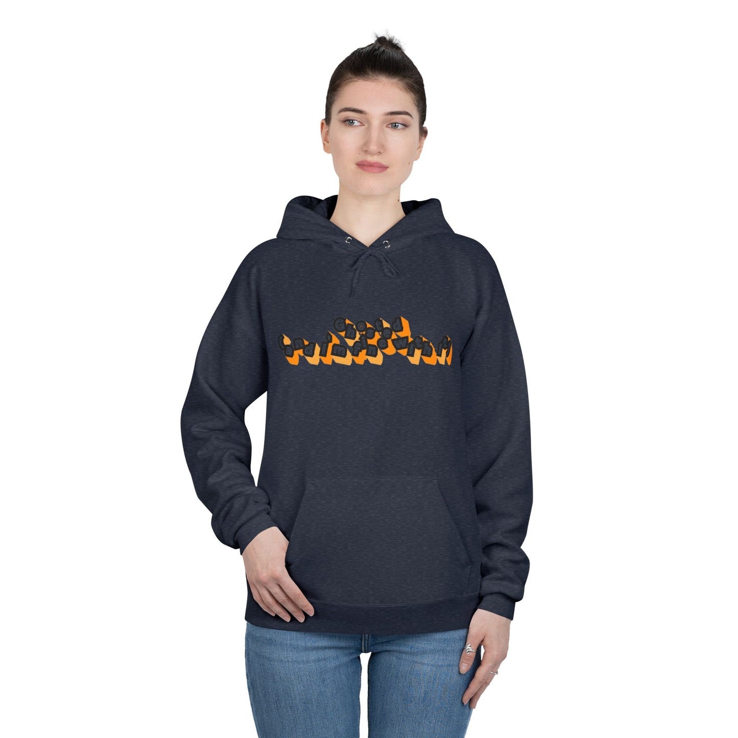 Eco-Friendly Graphic Hoodie Ghosted and I'm Fine With It