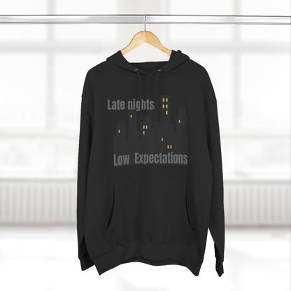 Late Night Vibes Fleece Hoodie