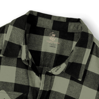 Cozy Flannel Shirt for Autumn Vibes, Flannels Fog and Full Moons