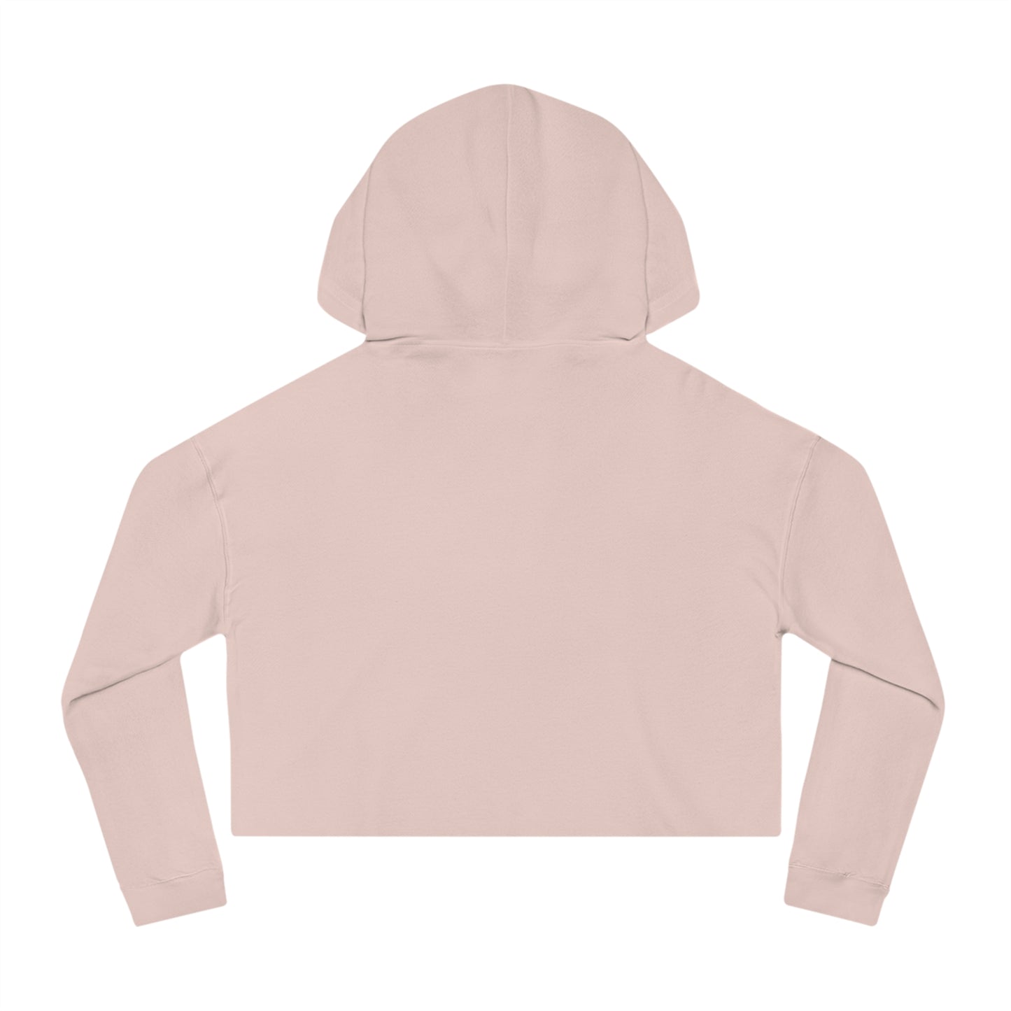 Cozy Autumn Cropped Hoodie - Sippin' Cider and Summoning Peace