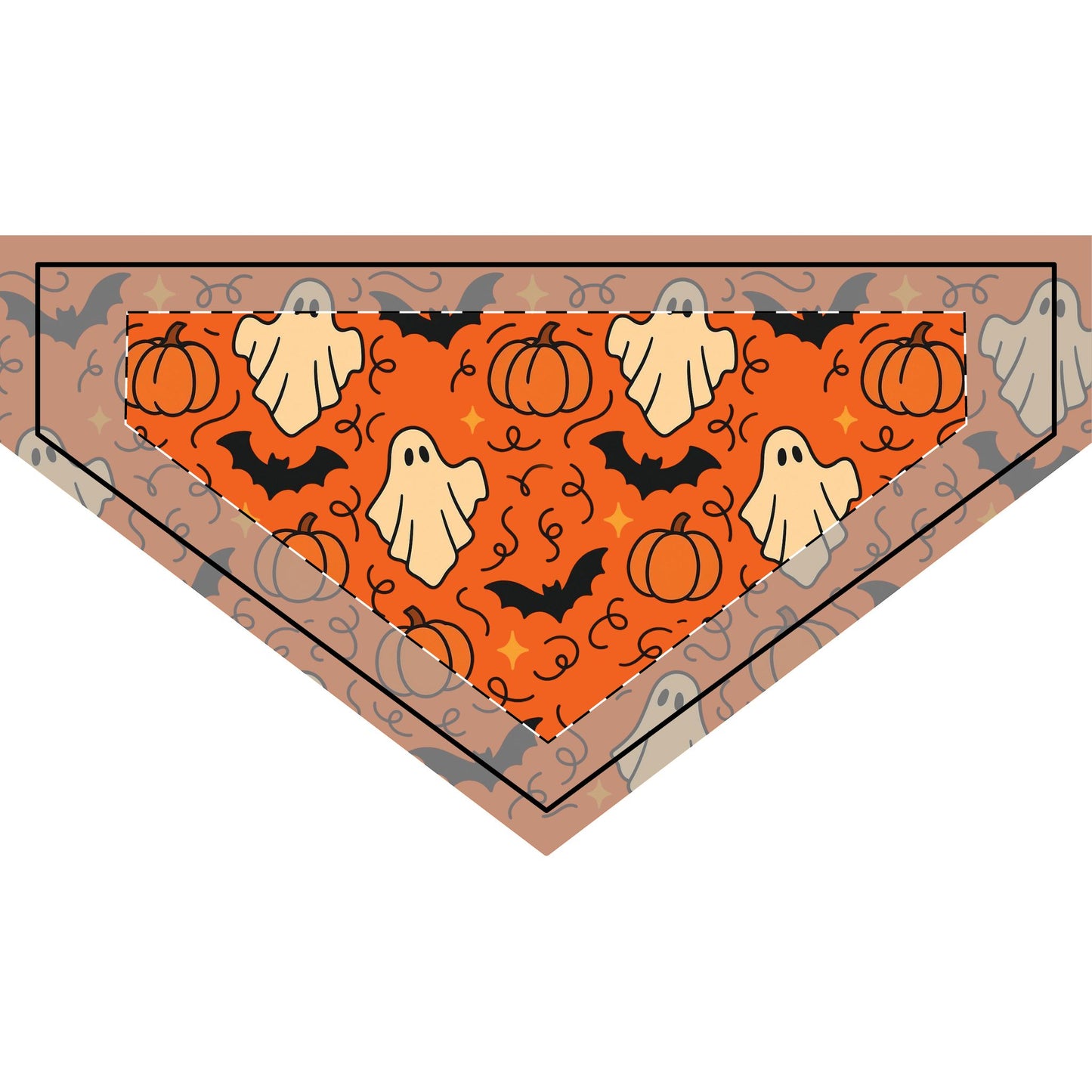 Halloween Clip-on Pet Bandana - Spooky Accessory for Dogs and Cats, Perfect for Fall Festivities, Costume Parties, Pet Photos