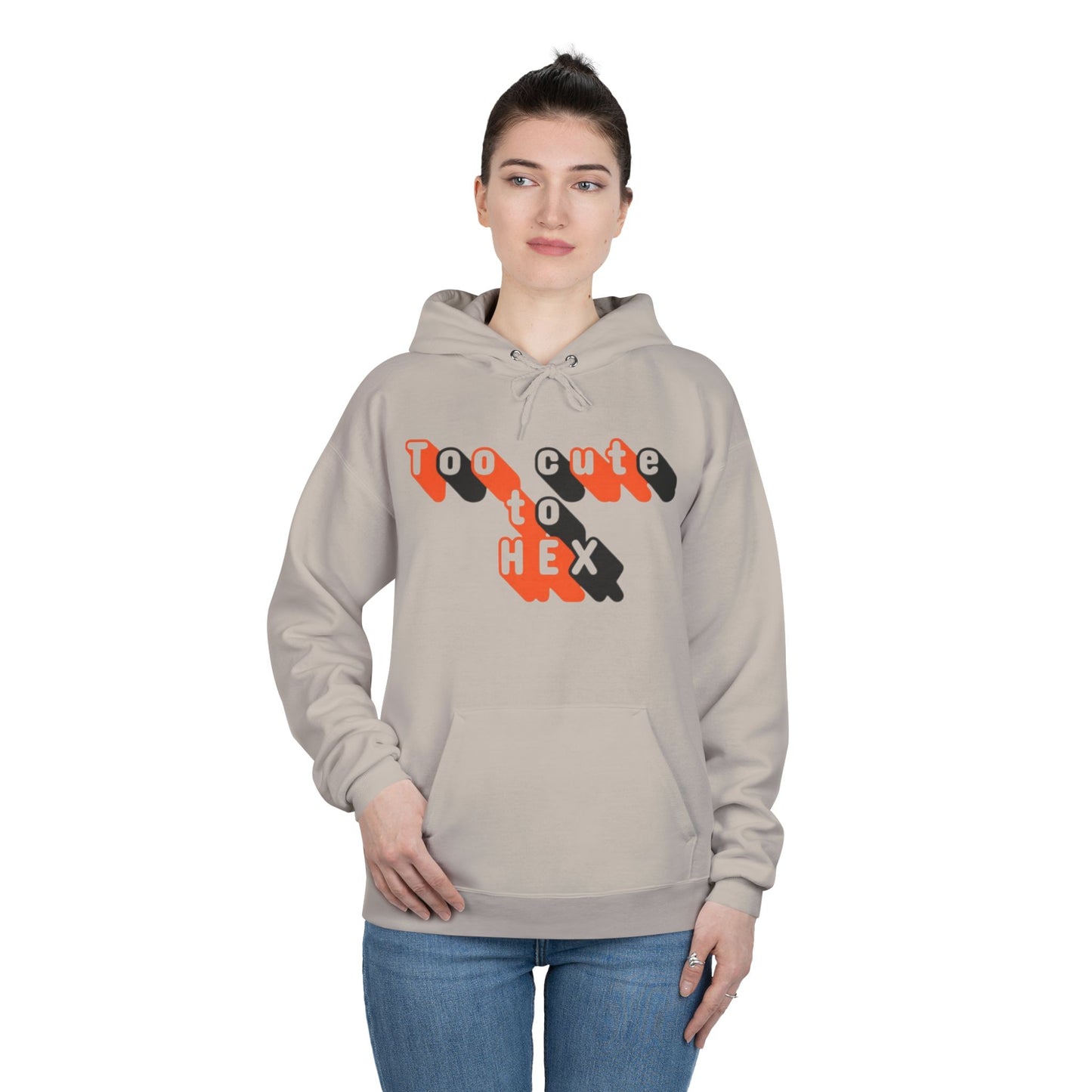 Too Cute to Hex Hoodie Eco-Friendly Pullover