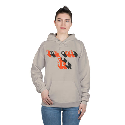 Too Cute to Hex Hoodie Eco-Friendly Pullover