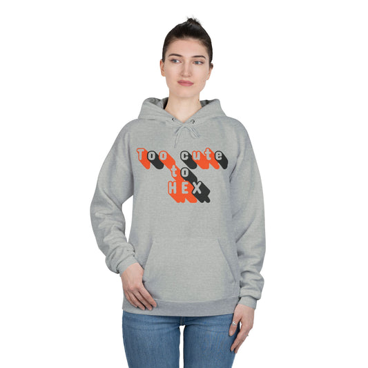 Too Cute to Hex Hoodie Eco-Friendly Pullover