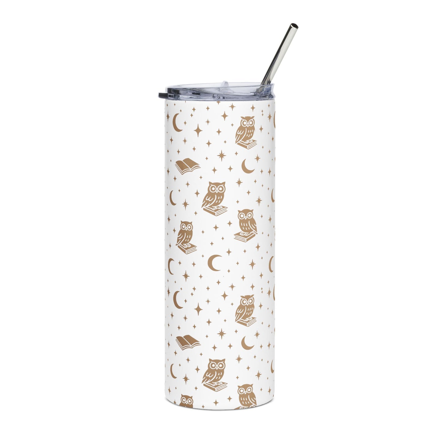 Stars and Moons Owl Tumbler, 20oz