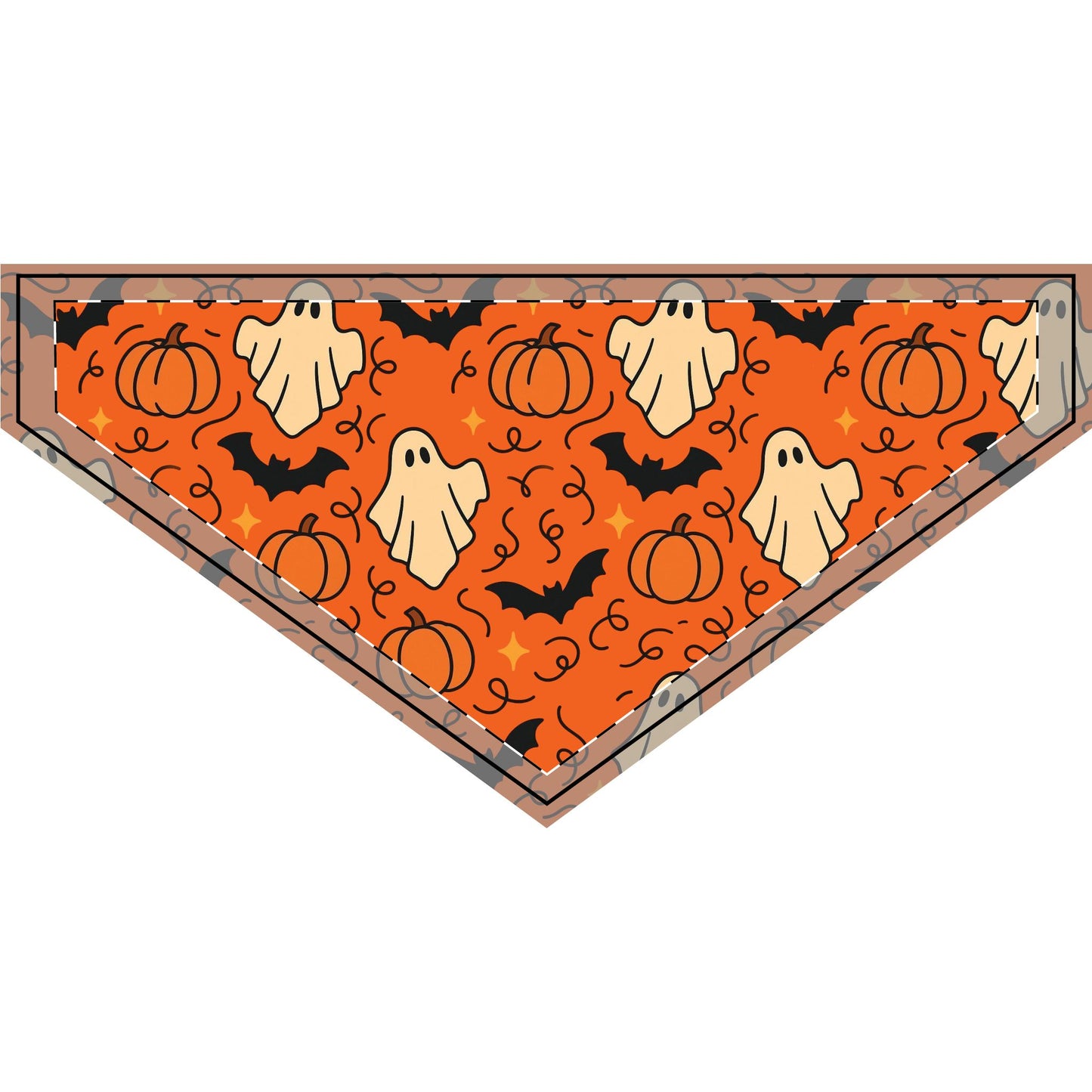 Halloween Clip-on Pet Bandana - Spooky Accessory for Dogs and Cats, Perfect for Fall Festivities, Costume Parties, Pet Photos
