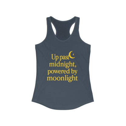 Up Past MidnightRacerback Tank Top