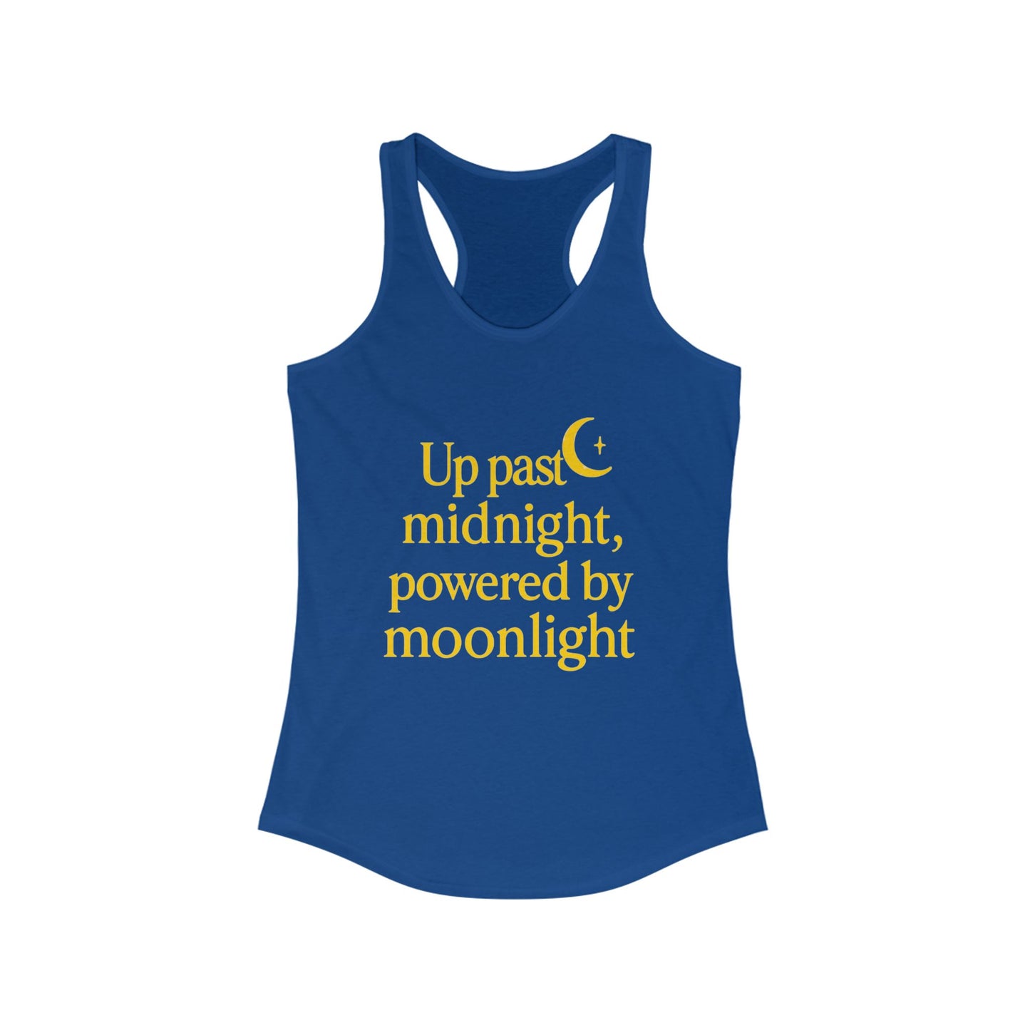 Up Past MidnightRacerback Tank Top
