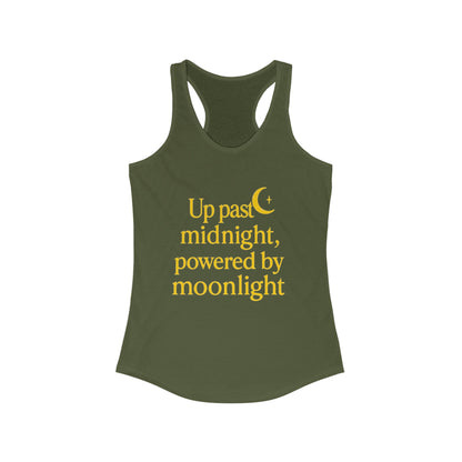 Up Past MidnightRacerback Tank Top