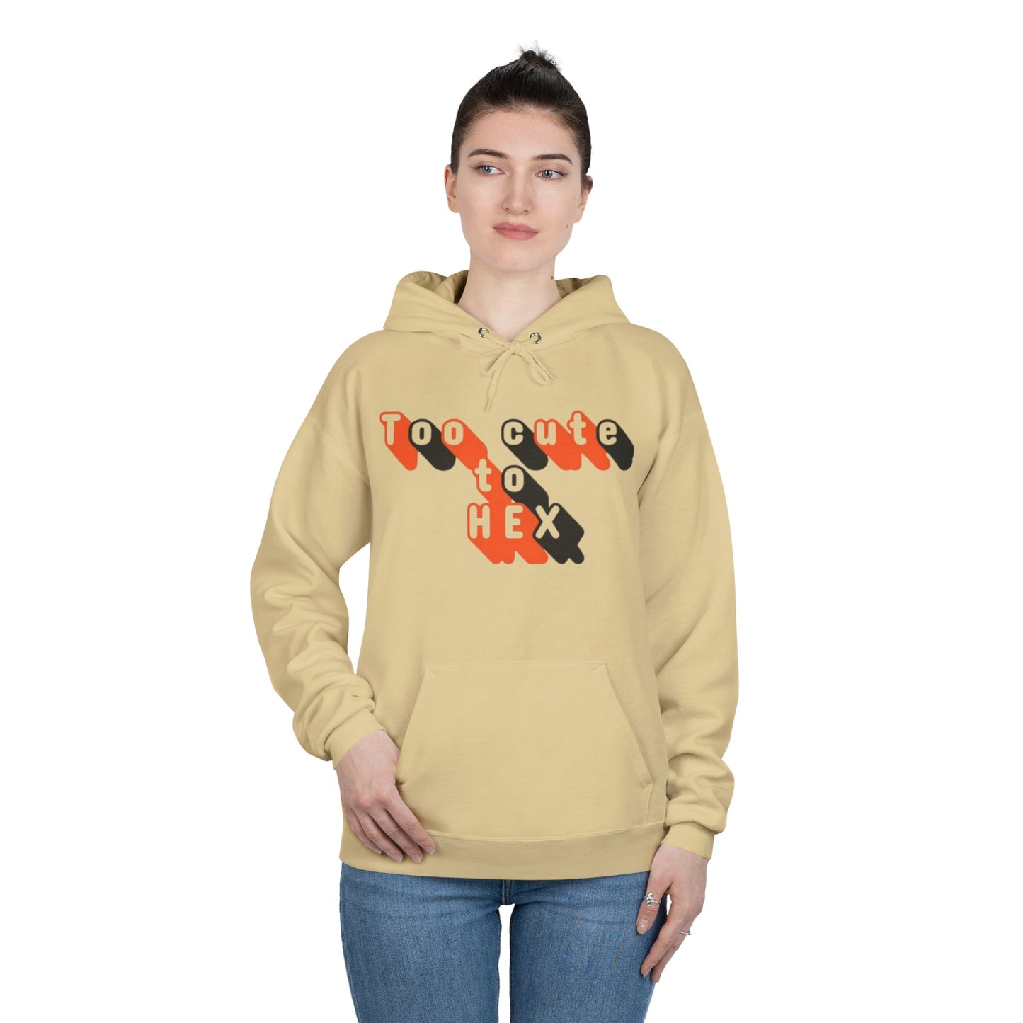 Too Cute to Hex Hoodie Eco-Friendly Pullover