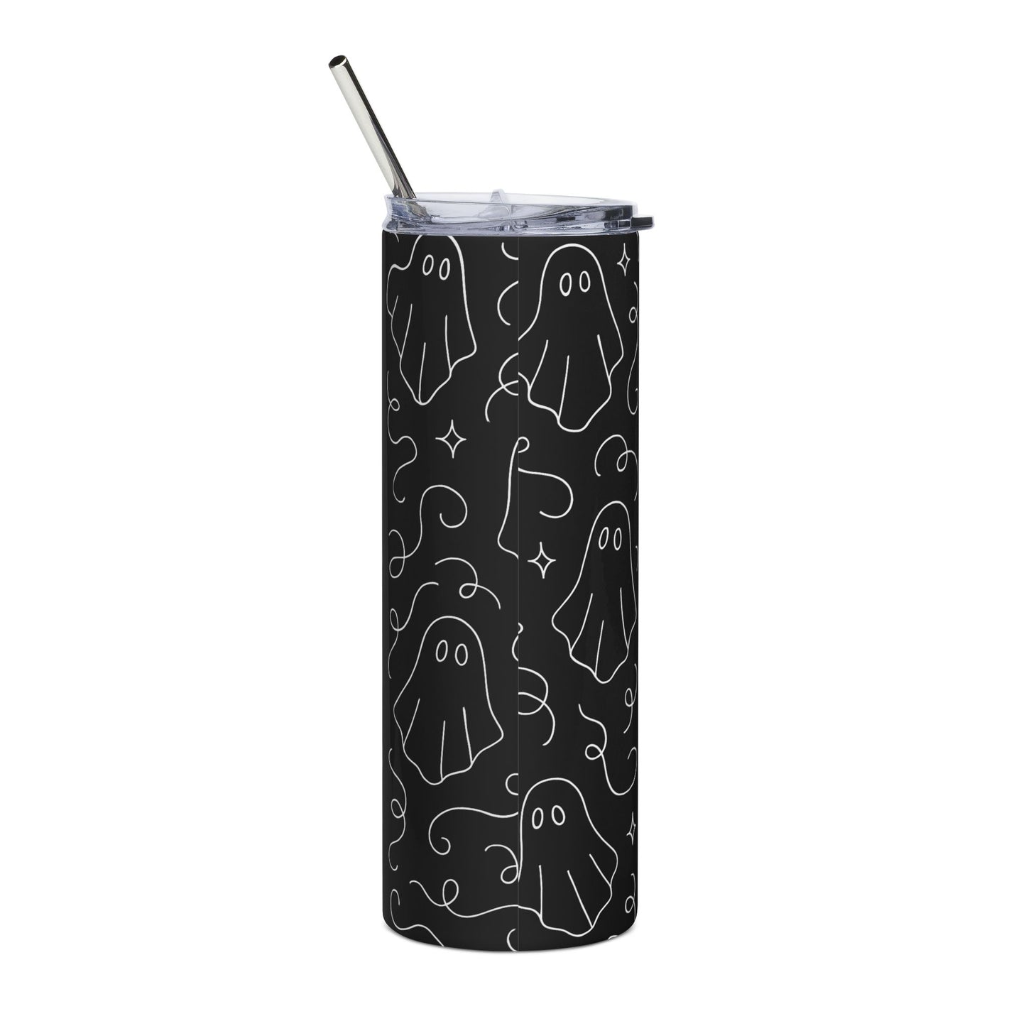 Spooky Ghost Stainless Steel Tumbler, 20oz